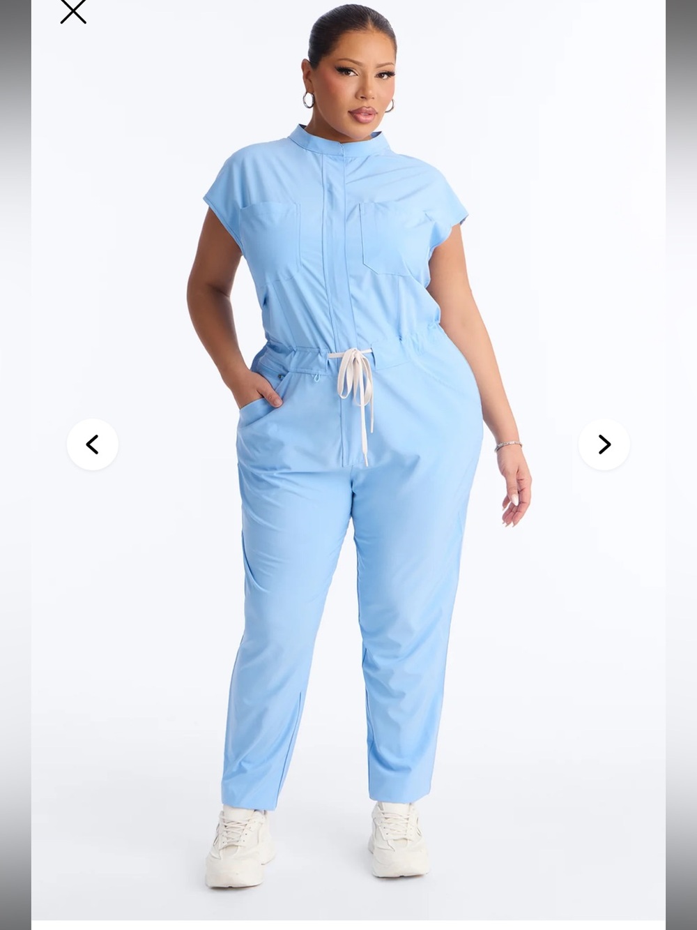 NWT Fashion Nova Scrub Jumpsuit